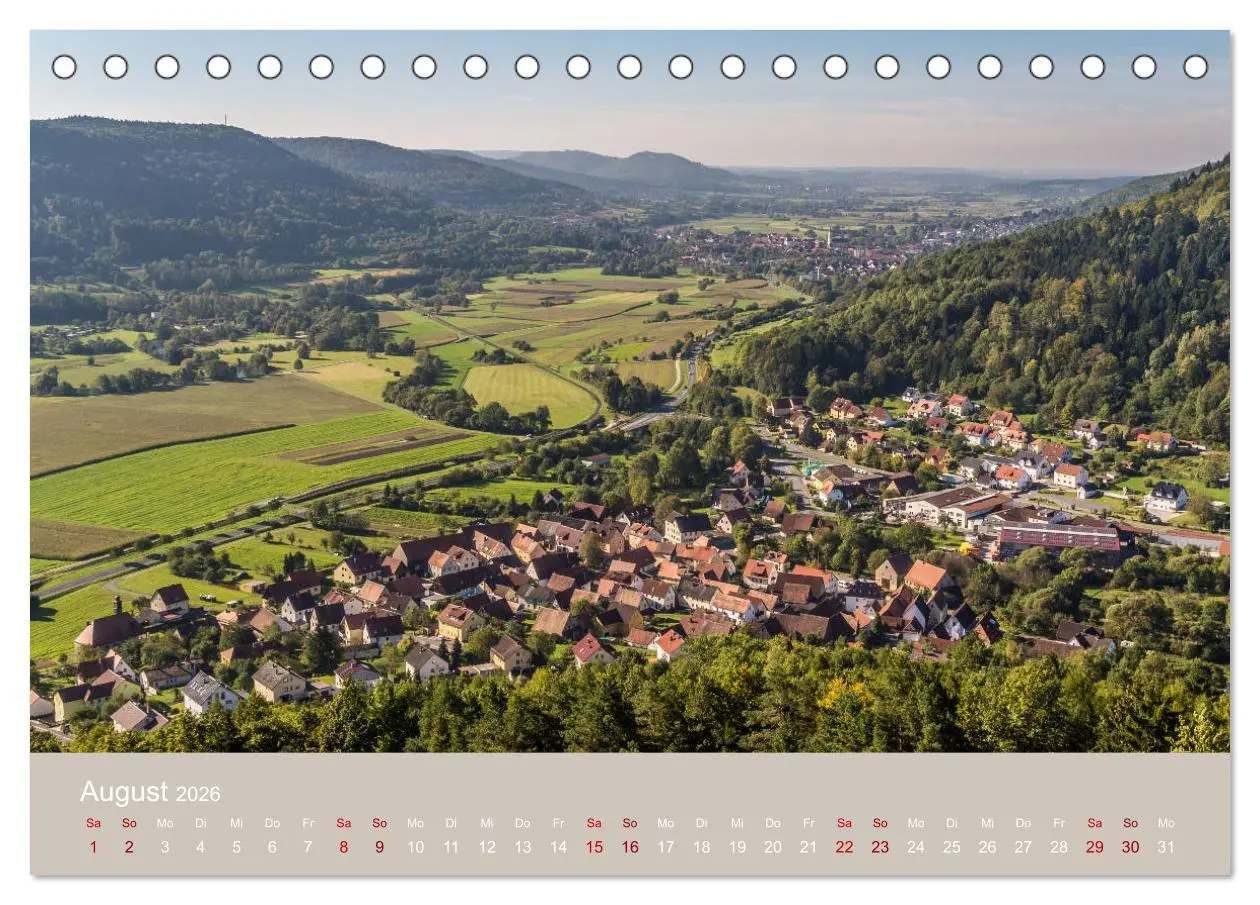 Bild: 9783457872802 | Schöne Aussichten in die Fränkische Schweiz (Tischkalender 2026 DIN...
