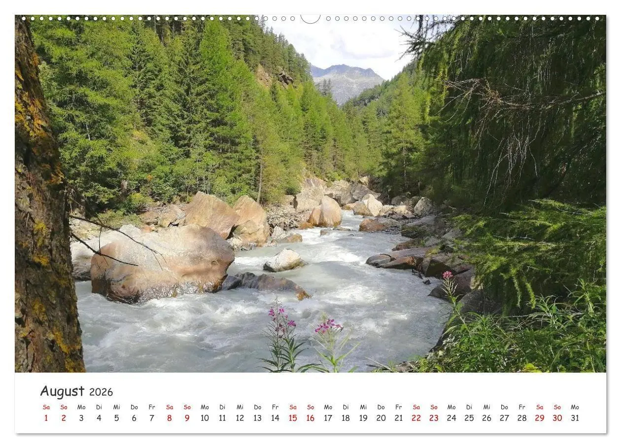Bild: 9783516722802 | Über die Alpen - Auf dem E5 von Oberstdorf nach Meran (Wandkalender...