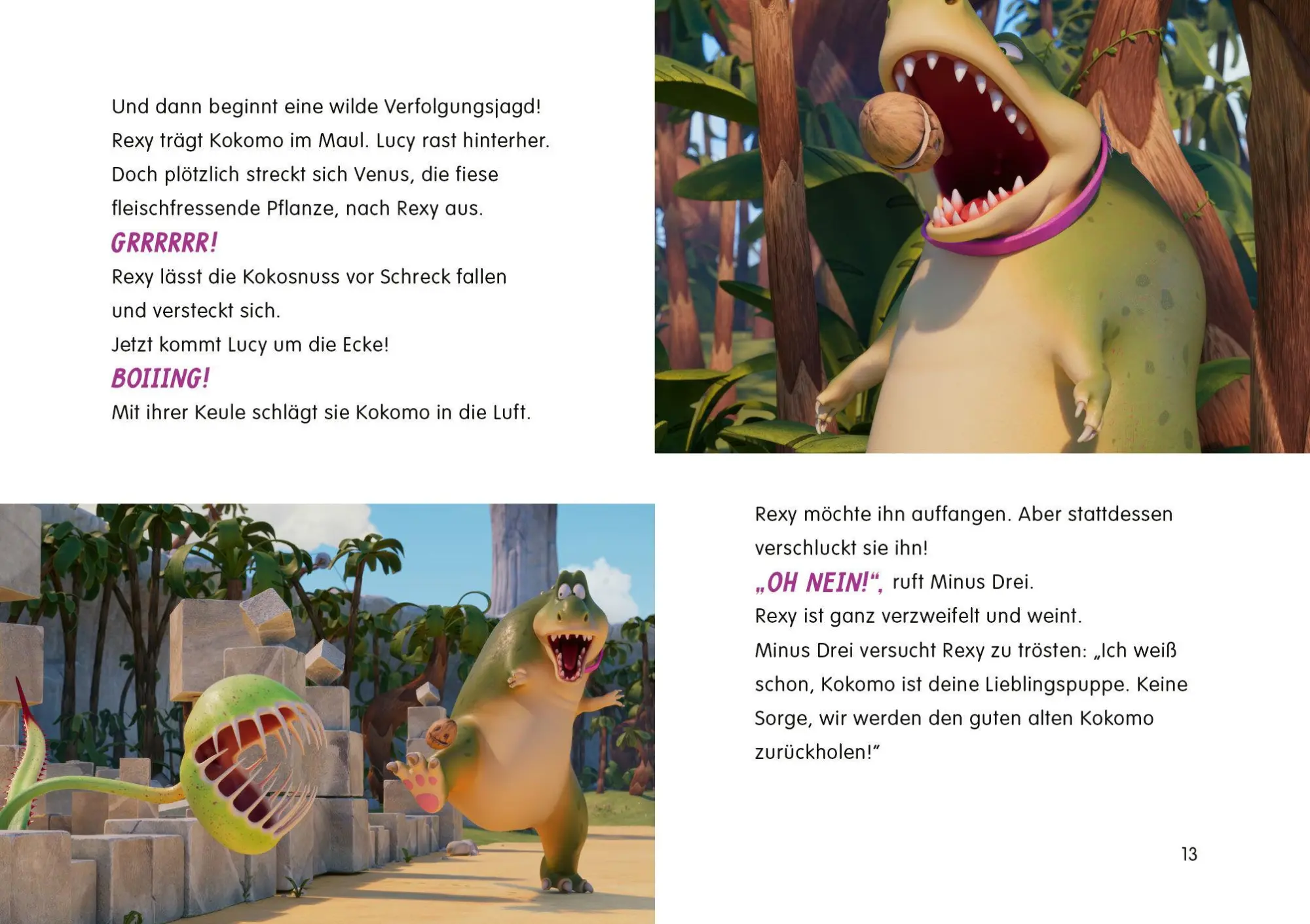Bild: 9783570182802 | Minus Drei und die wilde Lucy - Lucysaurus Rex | Ute Krause | Buch