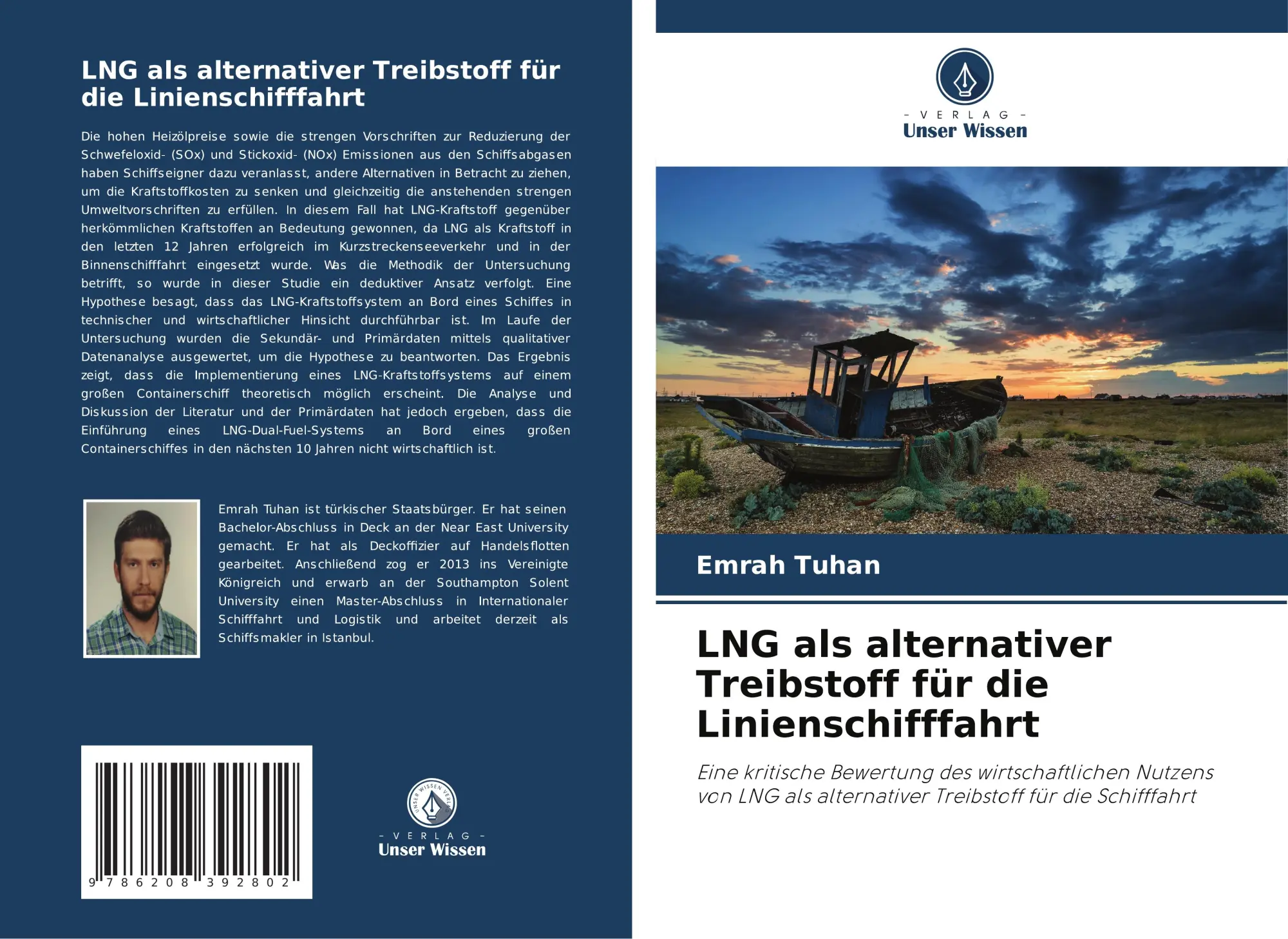 Cover: 9786208392802 | LNG als alternativer Treibstoff für die Linienschifffahrt | Tuhan