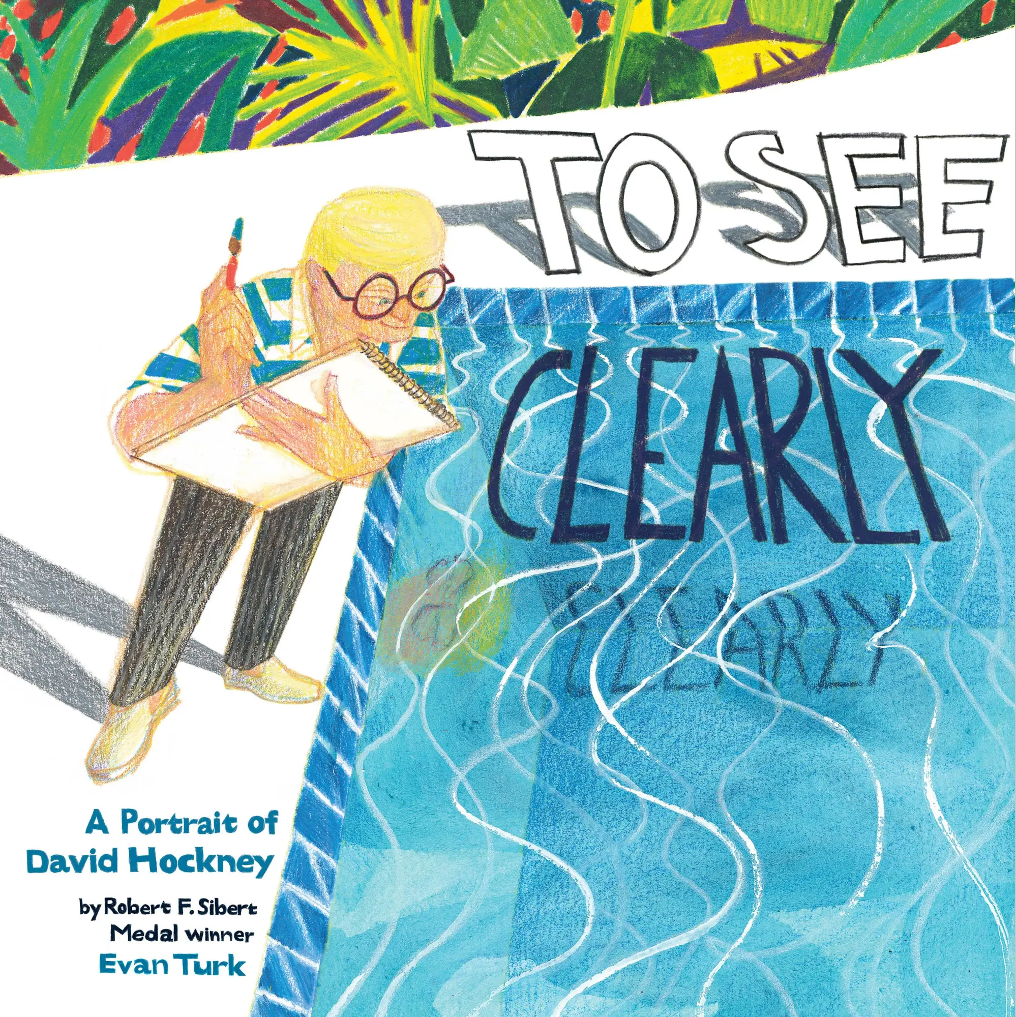 Cover: 9781419752902 | To See Clearly | A Portrait of David Hockney | Evan Turk | Buch | 2023
