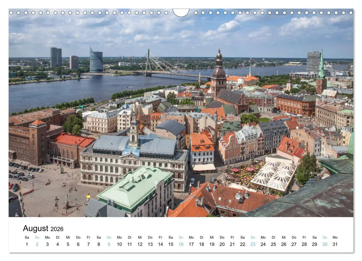 Bild: 9783457862902 | Riga - Metropole des Baltikums (Wandkalender 2026 DIN A3 quer),...