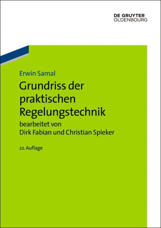 Cover: 9783486712902 | Grundriss der praktischen Regelungstechnik | Dirk Fabian (u. a.) | XII Cover: 9783486712902 | Grundriss der praktischen Regelungstechnik | Dirk Fabian (u. a.) | XII