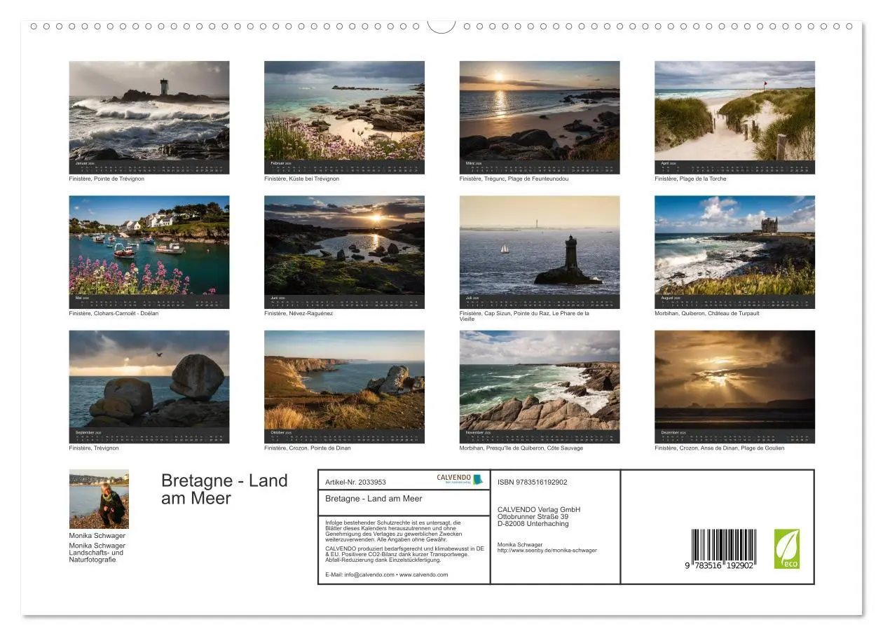 Bild: 9783516192902 | Bretagne - Land am Meer (hochwertiger Premium Wandkalender 2026 DIN...
