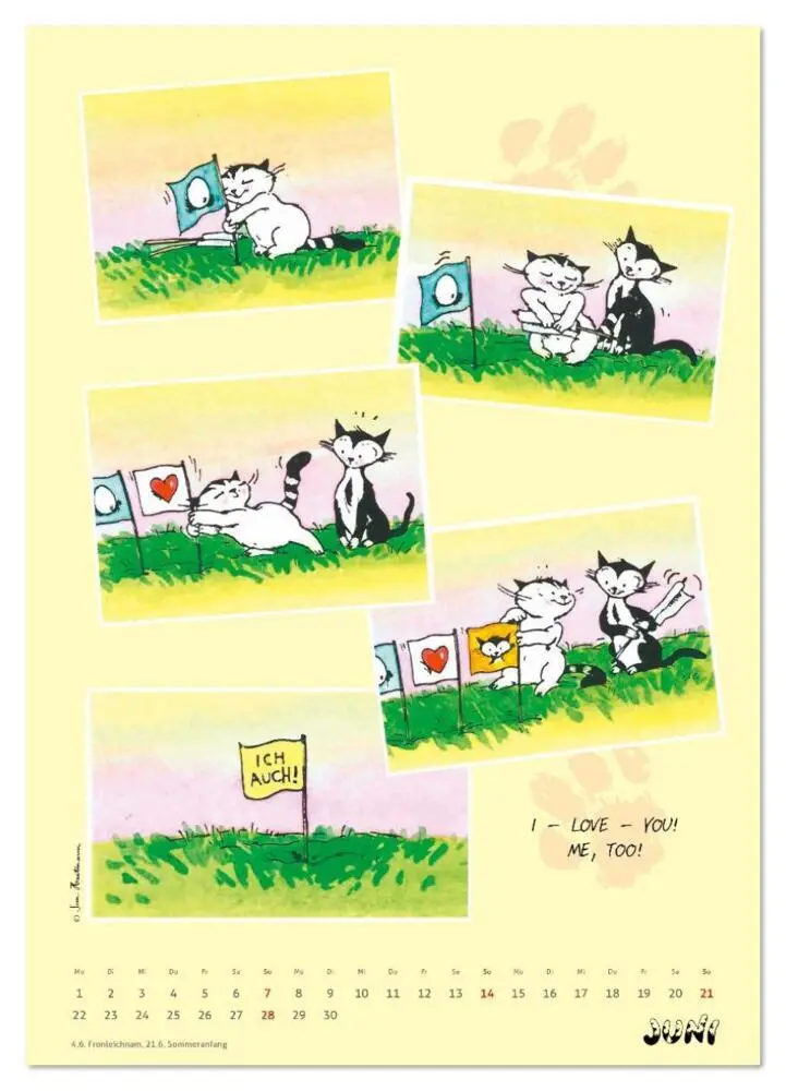Bild: 9783516642902 | Kater Jacob: Ach Du lieber Mensch (Wandkalender 2026 DIN A3 hoch),...