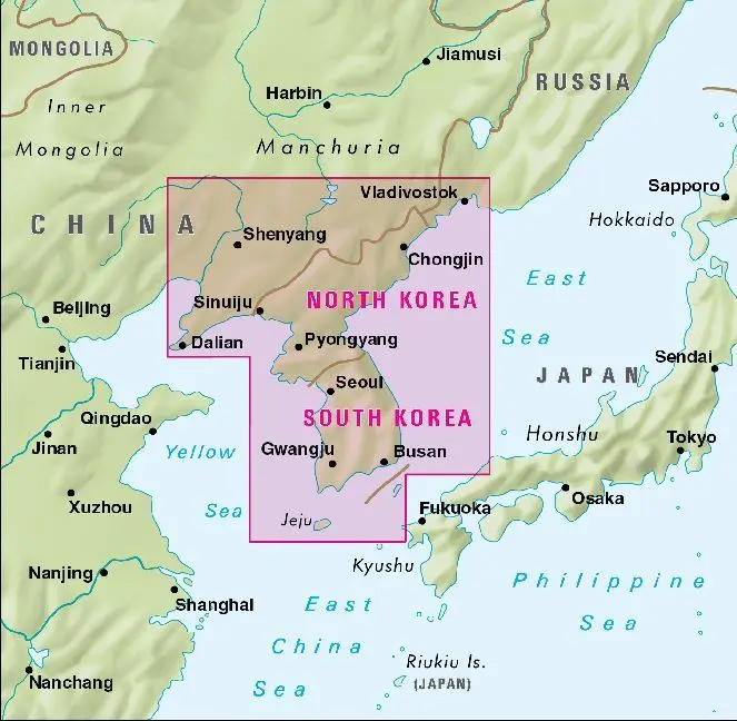 Bild: 9783865742902 | Nelles Map Landkarte Korea: North and South | (Land-)Karte | Deutsch