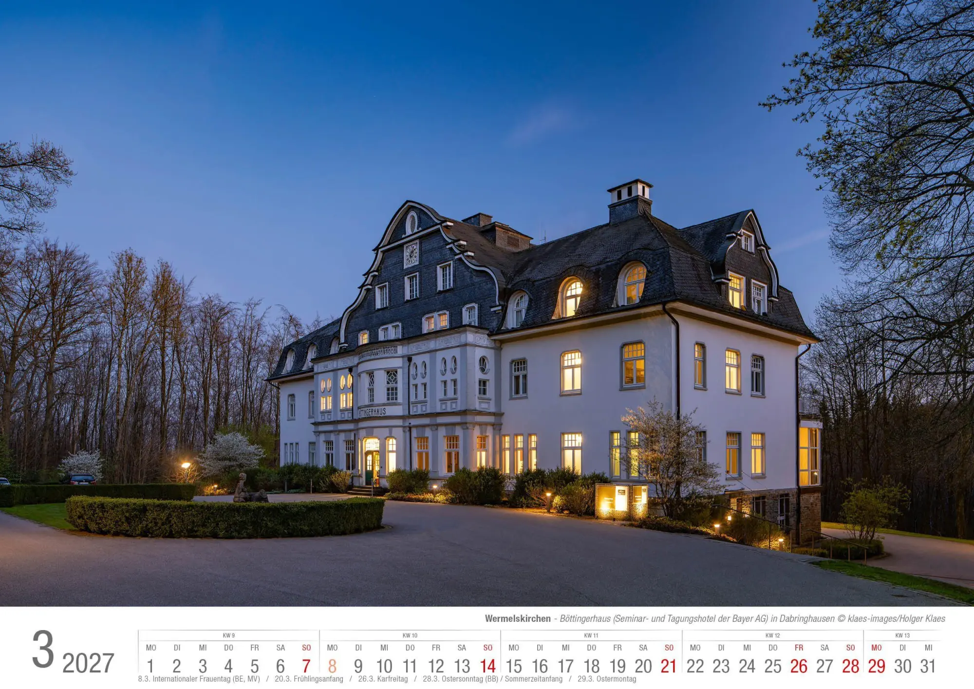 Bild: 9783965352902 | Wermelskirchen 2027 Bildkalender A3 Spiralbindung | Holger Klaes