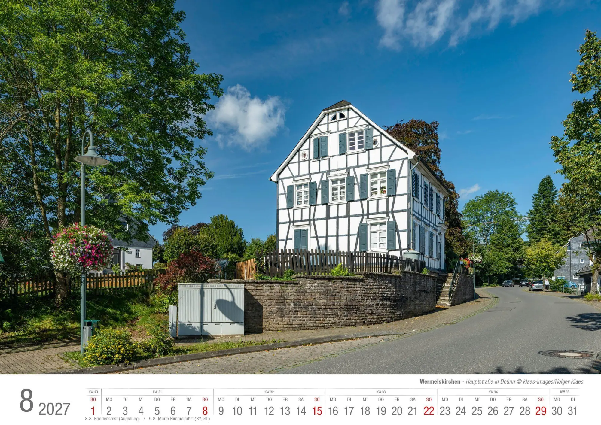 Bild: 9783965352902 | Wermelskirchen 2027 Bildkalender A3 Spiralbindung | Holger Klaes