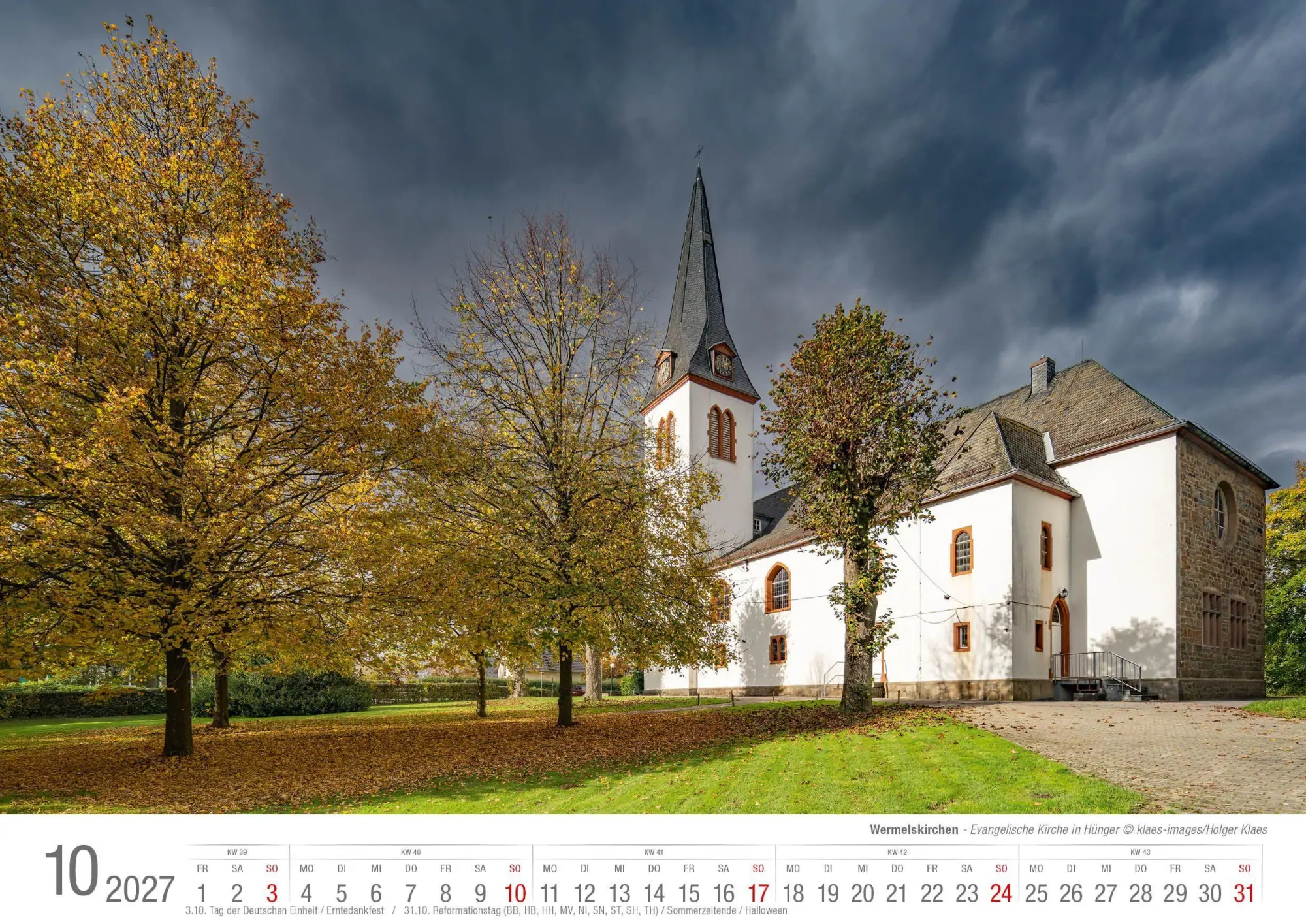 Bild: 9783965352902 | Wermelskirchen 2027 Bildkalender A3 Spiralbindung | Holger Klaes