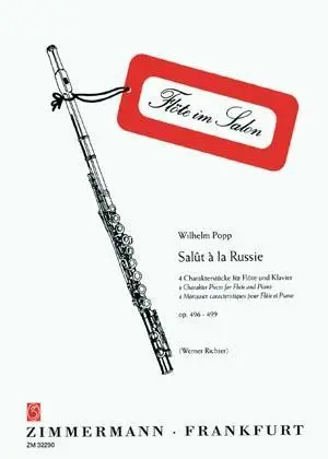 Cover: 9790010322902 | Salût à la Russie op. 496-499 | Wilhelm Popp | Broschüre | 36 S.