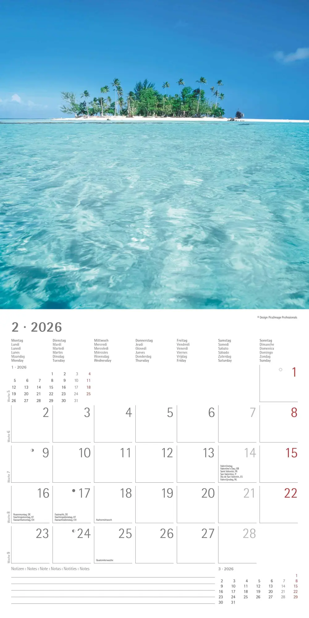 Bild: 4069095003002 | Summer Dreams 2026 - Broschürenkalender 30x30 cm (30x60 geöffnet) -...