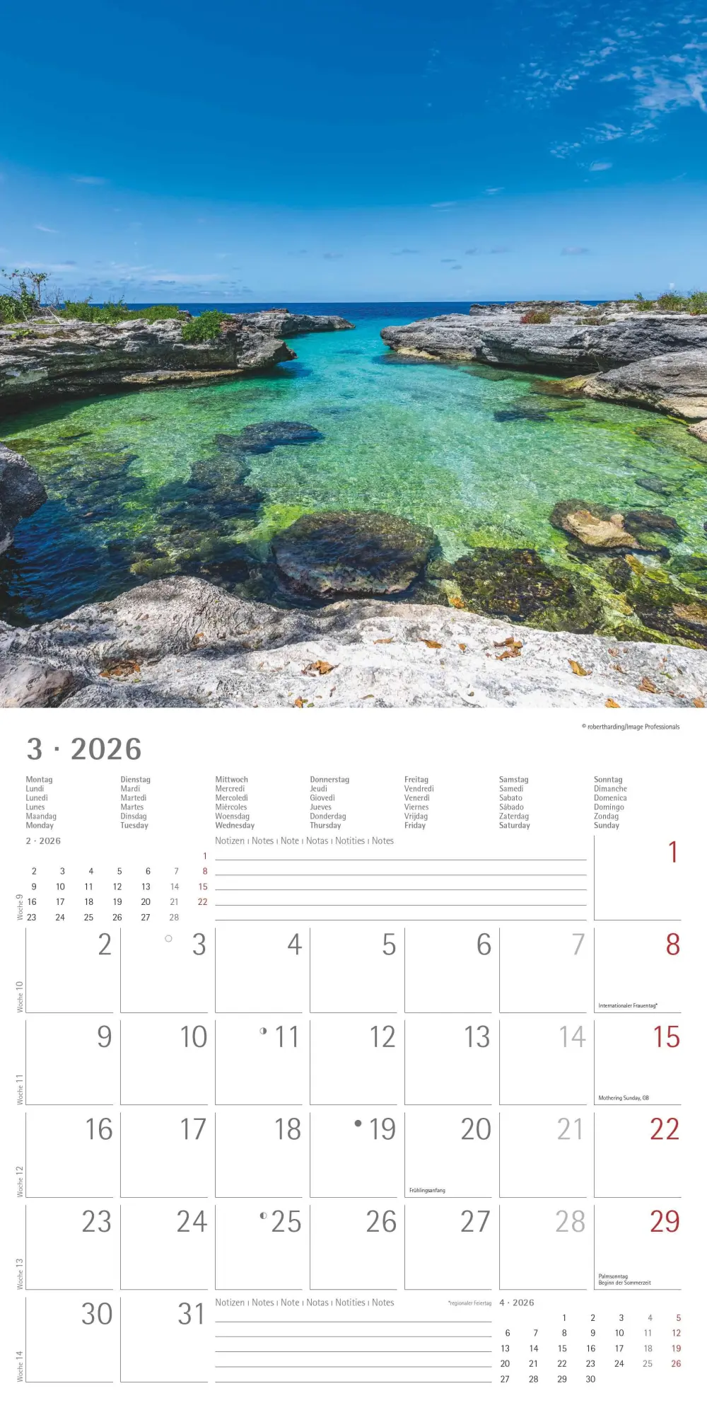 Bild: 4069095003002 | Summer Dreams 2026 - Broschürenkalender 30x30 cm (30x60 geöffnet) -...