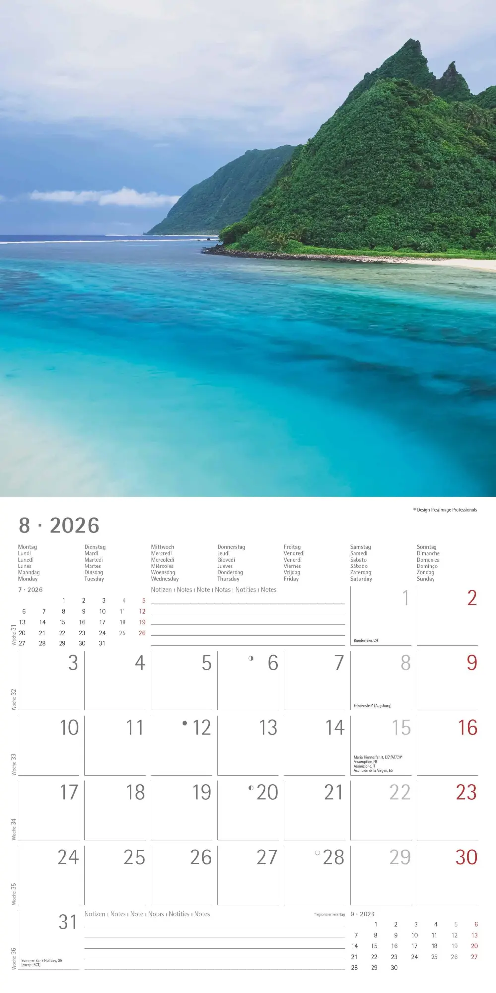 Bild: 4069095003002 | Summer Dreams 2026 - Broschürenkalender 30x30 cm (30x60 geöffnet) -...