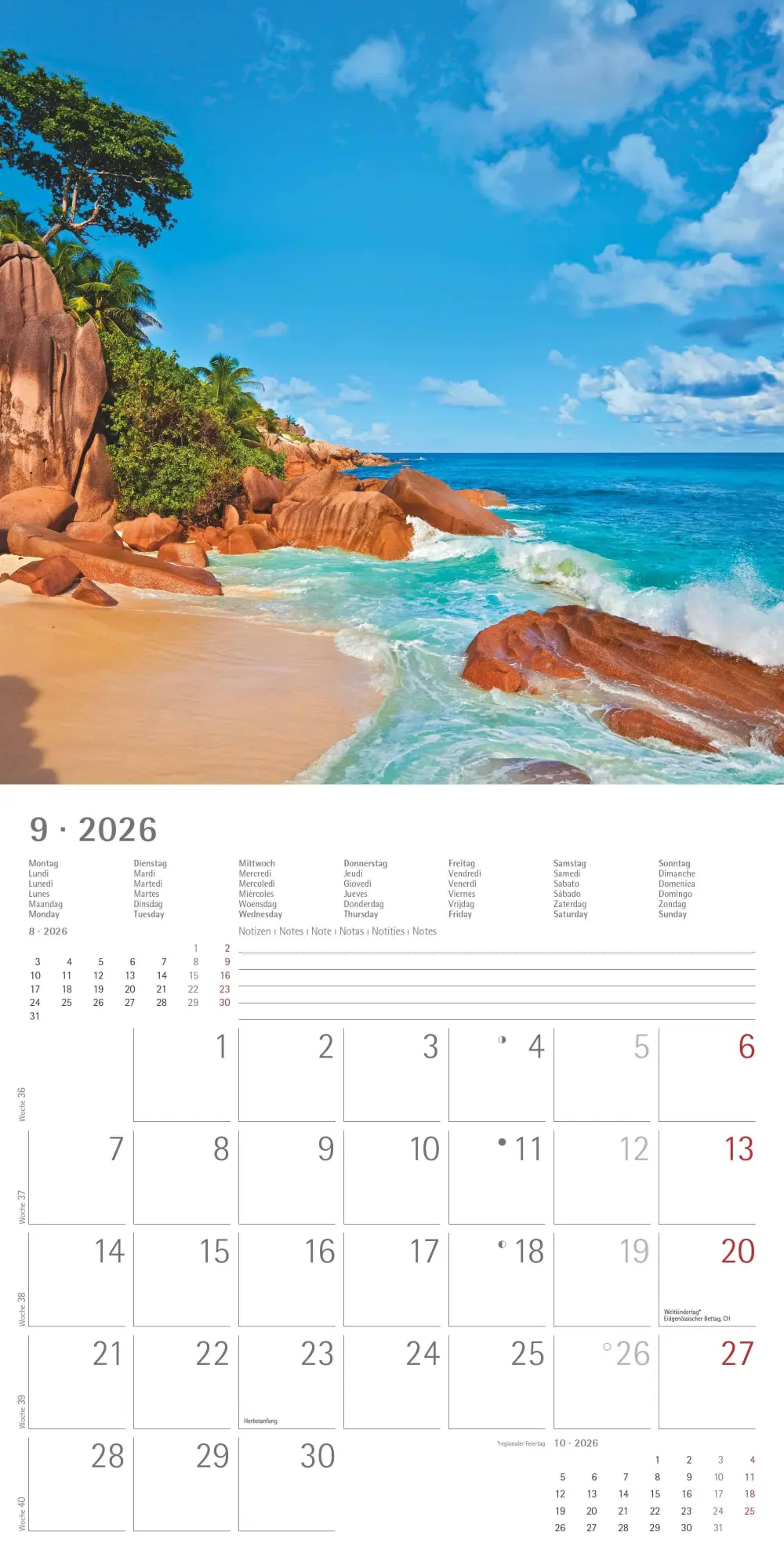 Bild: 4069095003002 | Summer Dreams 2026 - Broschürenkalender 30x30 cm (30x60 geöffnet) -...