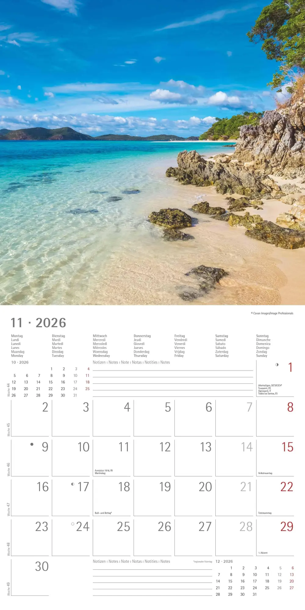 Bild: 4069095003002 | Summer Dreams 2026 - Broschürenkalender 30x30 cm (30x60 geöffnet) -...
