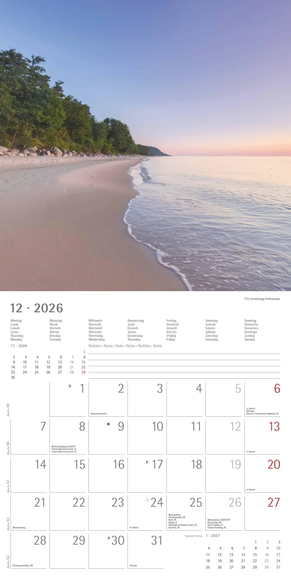 Bild: 4069095003002 | Summer Dreams 2026 - Broschürenkalender 30x30 cm (30x60 geöffnet) -...