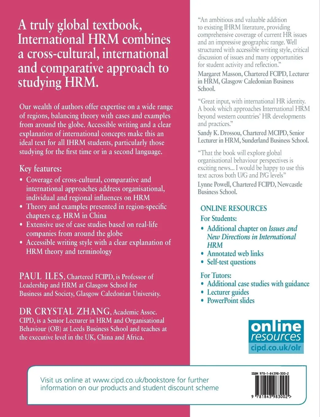 Rückseite: 9781843983002 | International Human Resource Management | Paul Iles (u. a.) | Buch