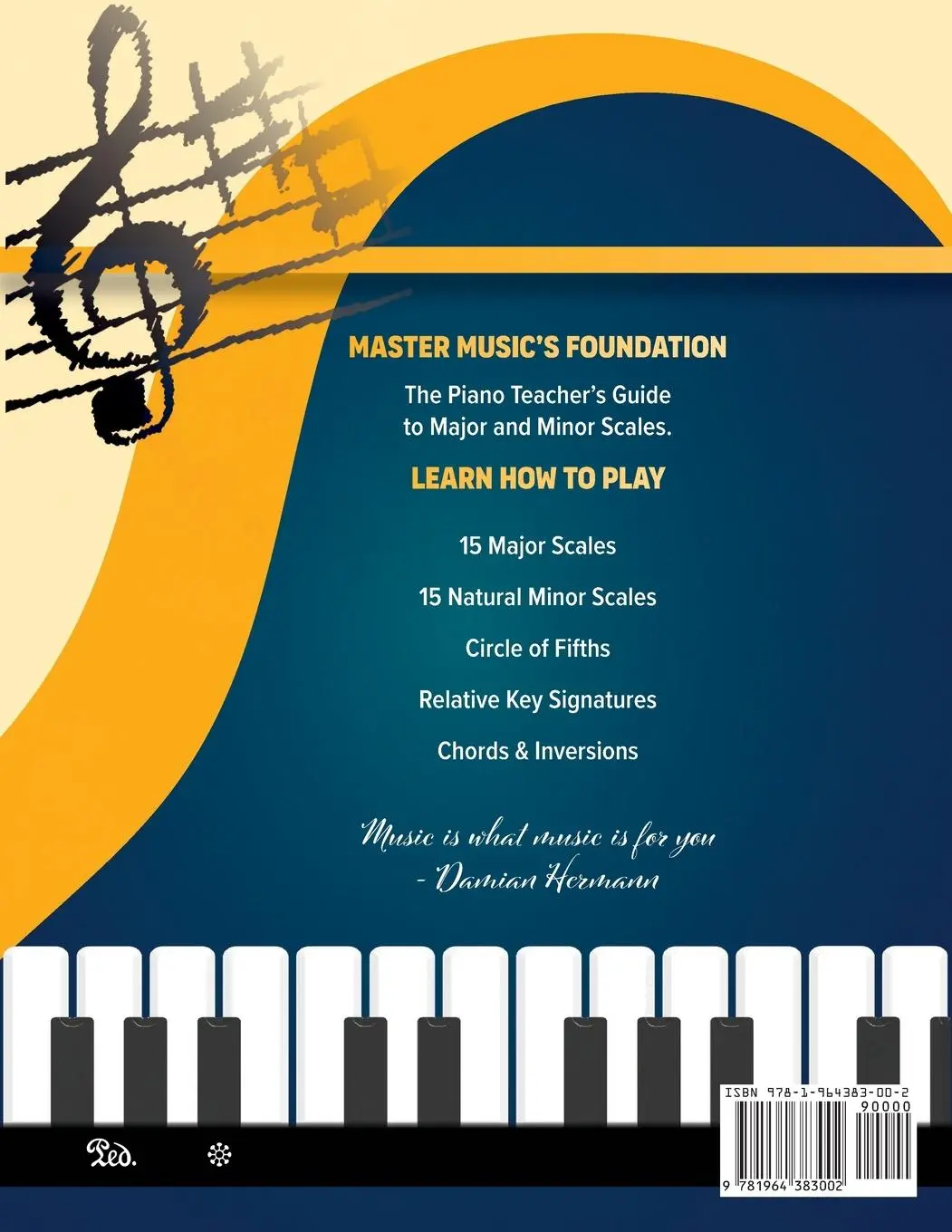 Rückseite: 9781964383002 | Major Minor Scales | Damian Hermann | Taschenbuch | Englisch | 2024