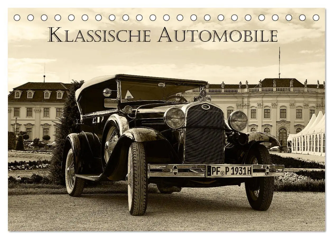 Cover: 9783457683002 | Klassische Automobile (Tischkalender 2026 DIN A5 quer), CALVENDO...