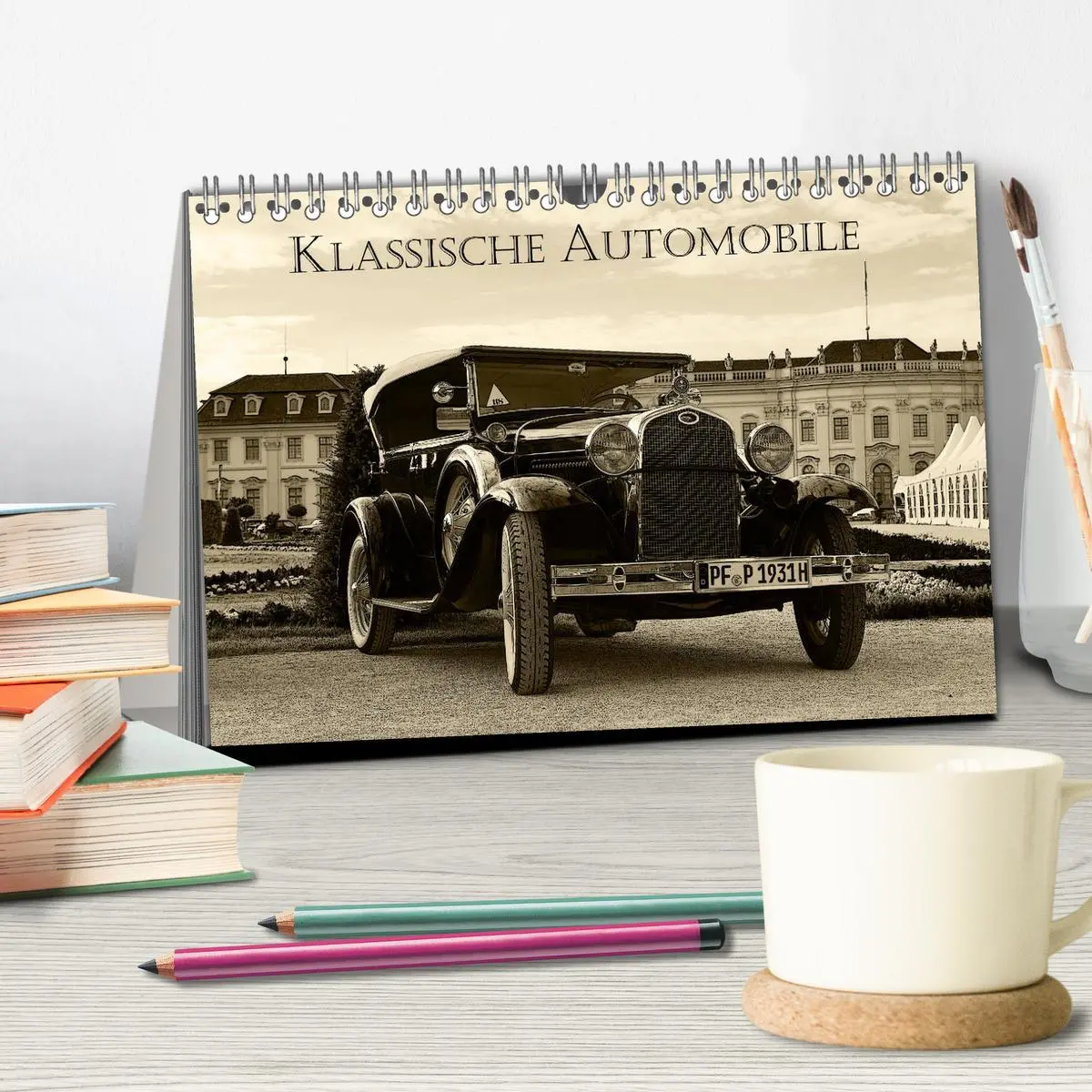 Bild: 9783457683002 | Klassische Automobile (Tischkalender 2026 DIN A5 quer), CALVENDO...
