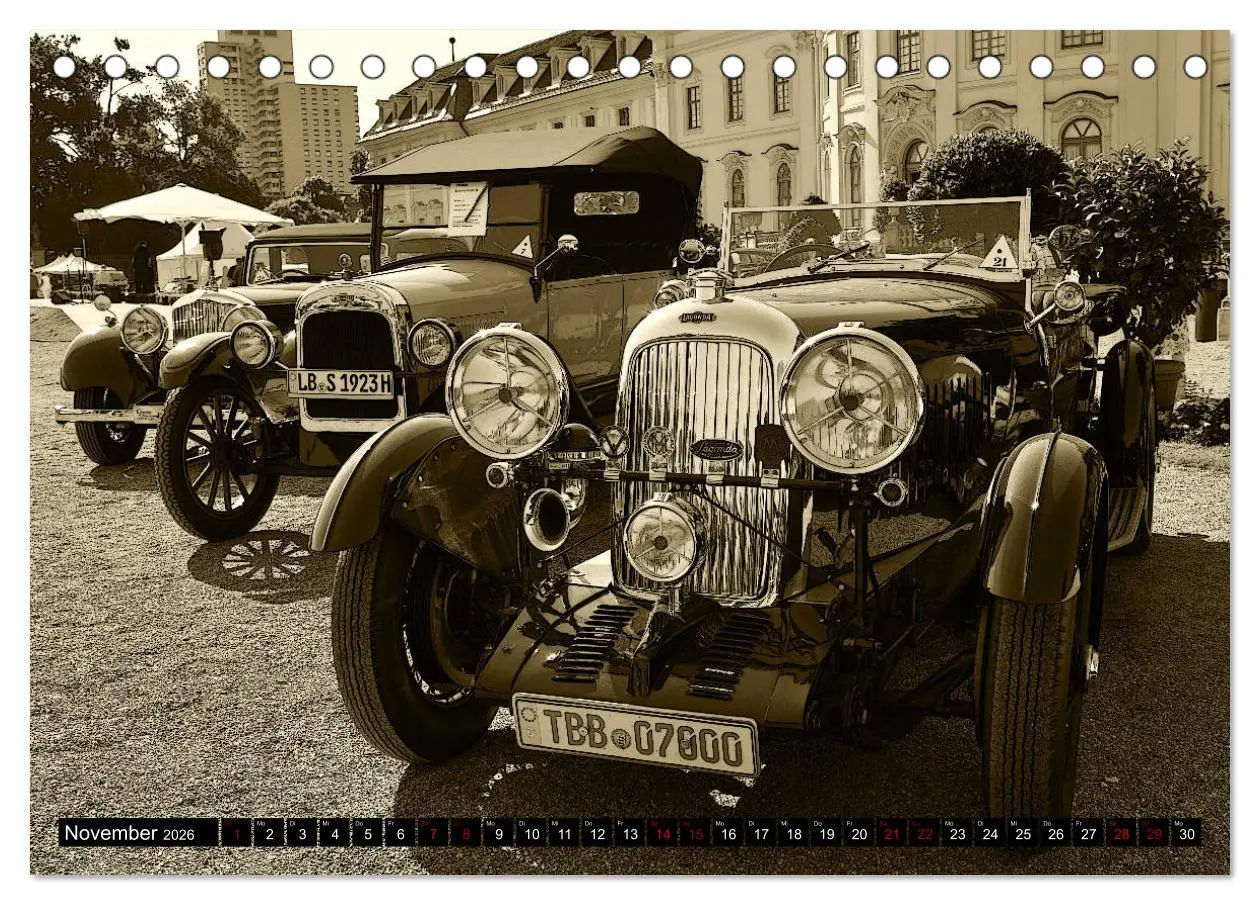 Bild: 9783457683002 | Klassische Automobile (Tischkalender 2026 DIN A5 quer), CALVENDO...