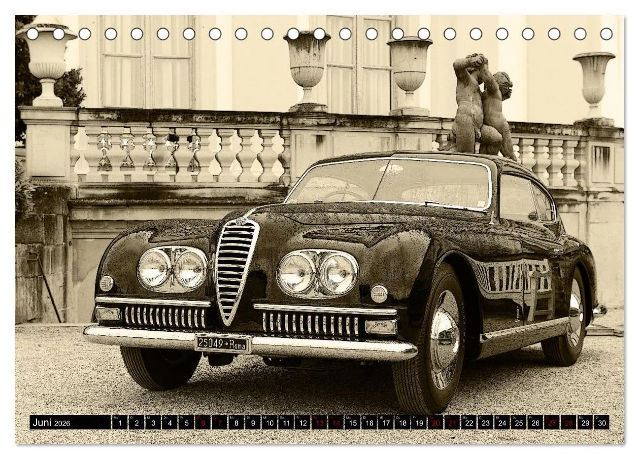 Bild: 9783457683002 | Klassische Automobile (Tischkalender 2026 DIN A5 quer), CALVENDO...