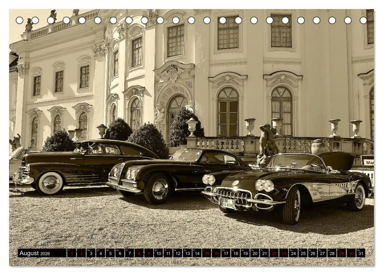 Bild: 9783457683002 | Klassische Automobile (Tischkalender 2026 DIN A5 quer), CALVENDO...
