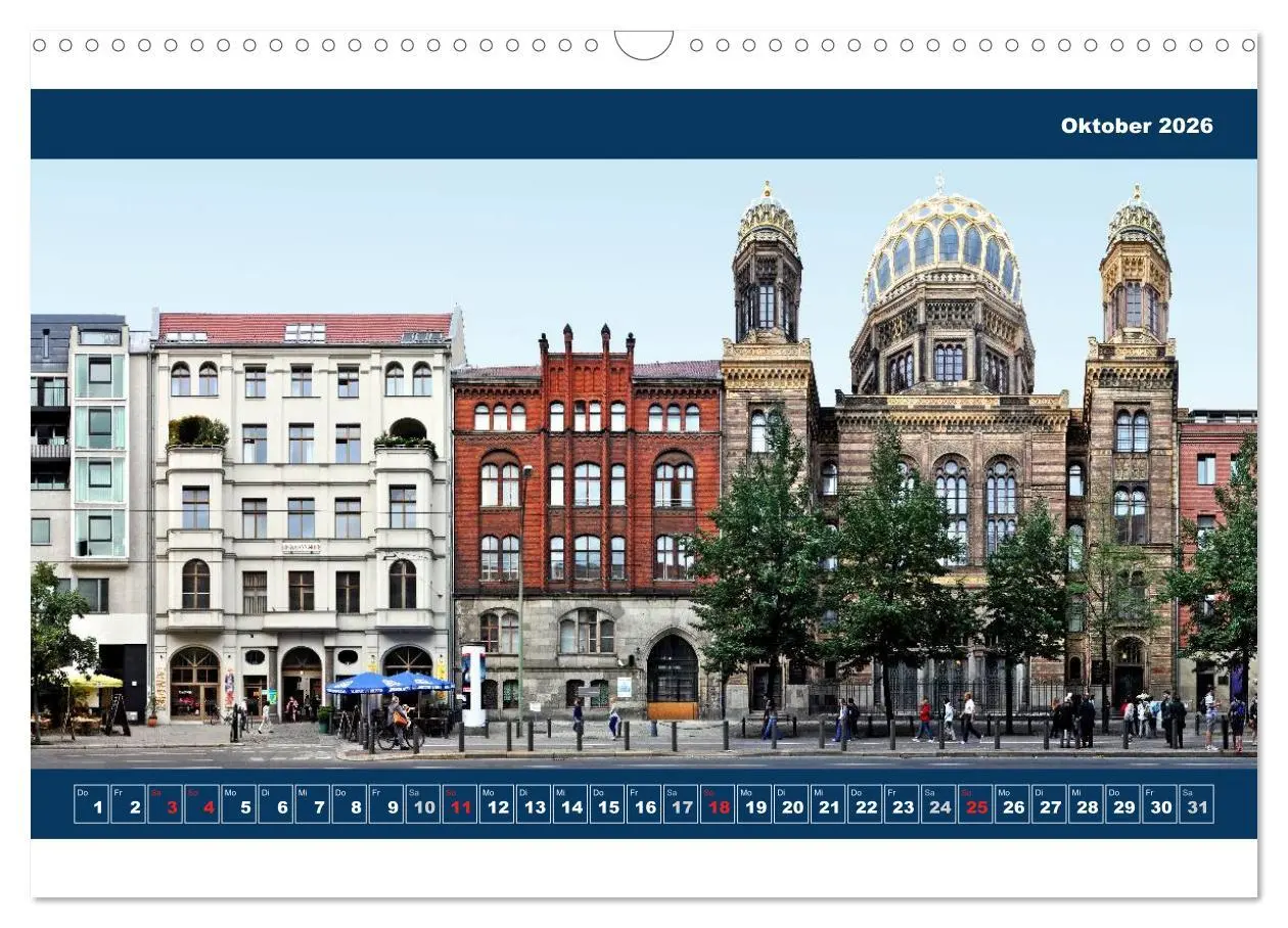 Bild: 9783516223002 | Berlin Fassade (Wandkalender 2026 DIN A3 quer), CALVENDO...