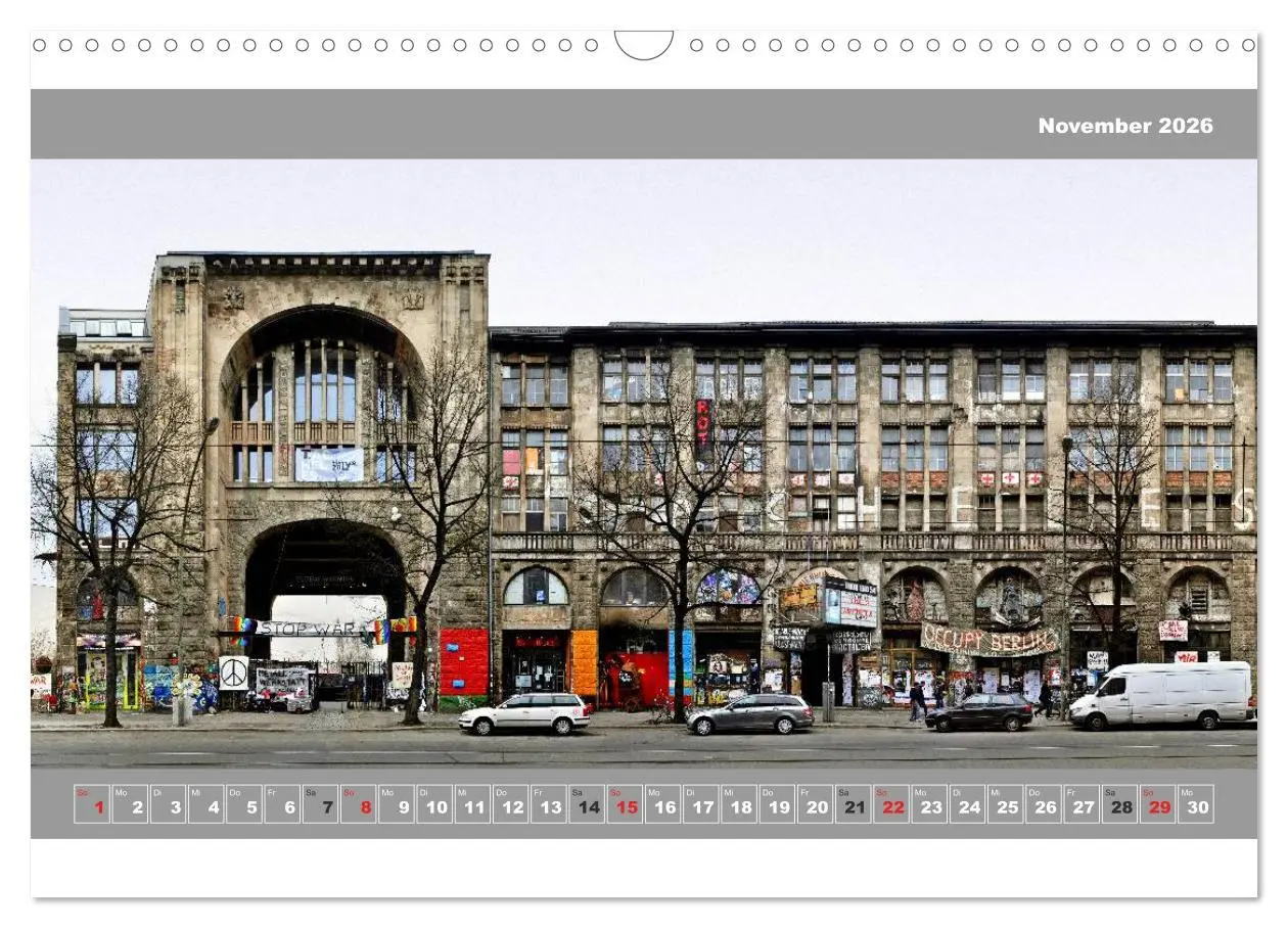 Bild: 9783516223002 | Berlin Fassade (Wandkalender 2026 DIN A3 quer), CALVENDO...