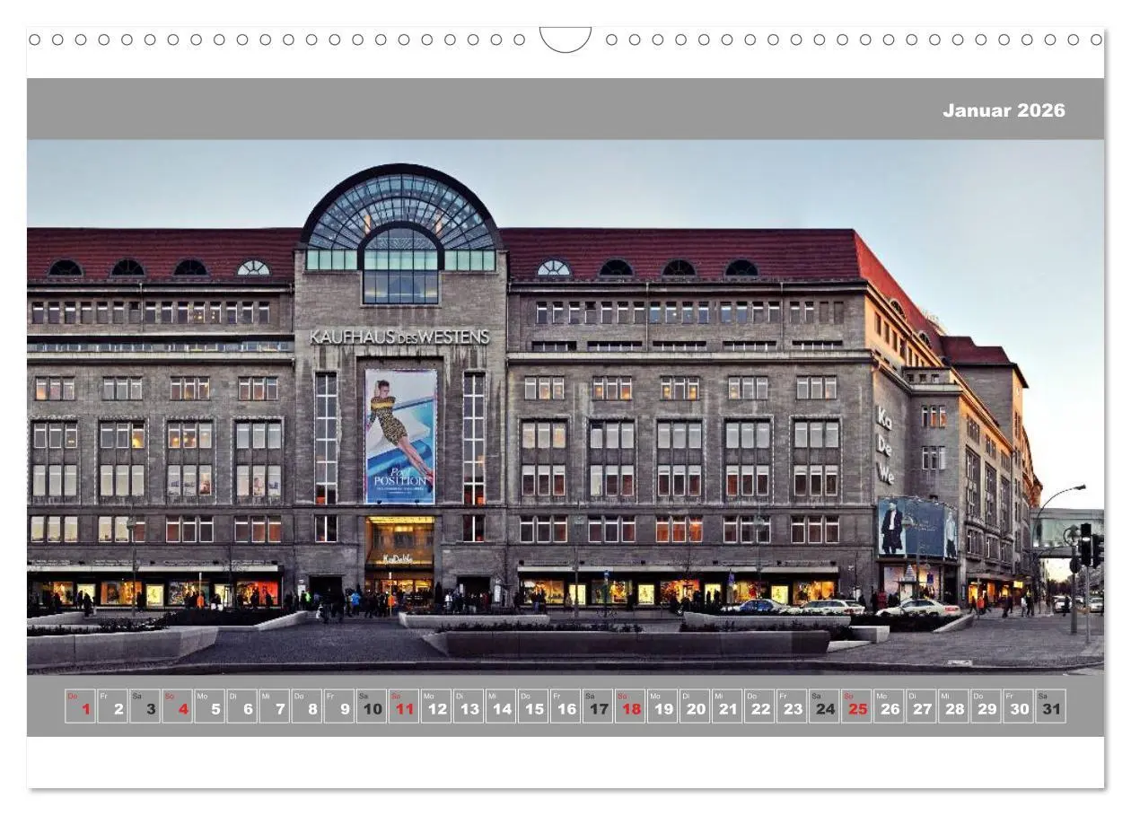 Bild: 9783516223002 | Berlin Fassade (Wandkalender 2026 DIN A3 quer), CALVENDO...