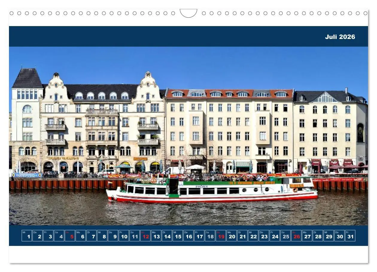 Bild: 9783516223002 | Berlin Fassade (Wandkalender 2026 DIN A3 quer), CALVENDO...