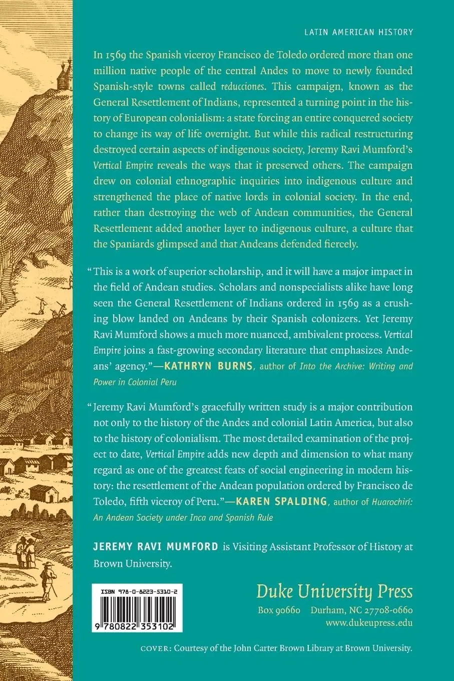 Rückseite: 9780822353102 | Vertical Empire | Jeremy Ravi Mumford | Taschenbuch | Englisch | 2012