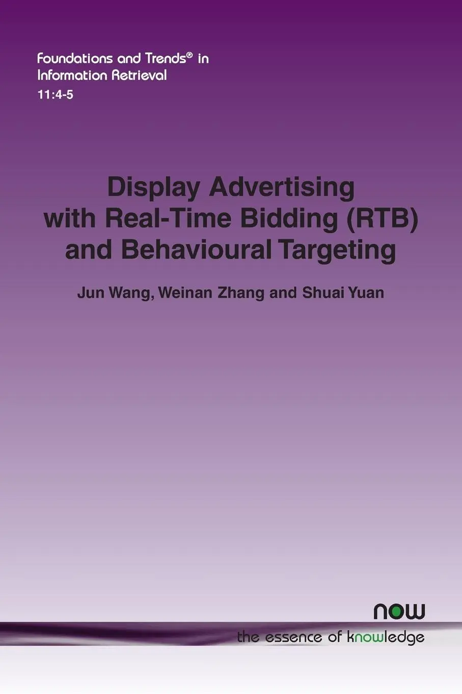 Cover: 9781680833102 | Display Advertising with Real-Time Bidding (RTB) and Behavioural...