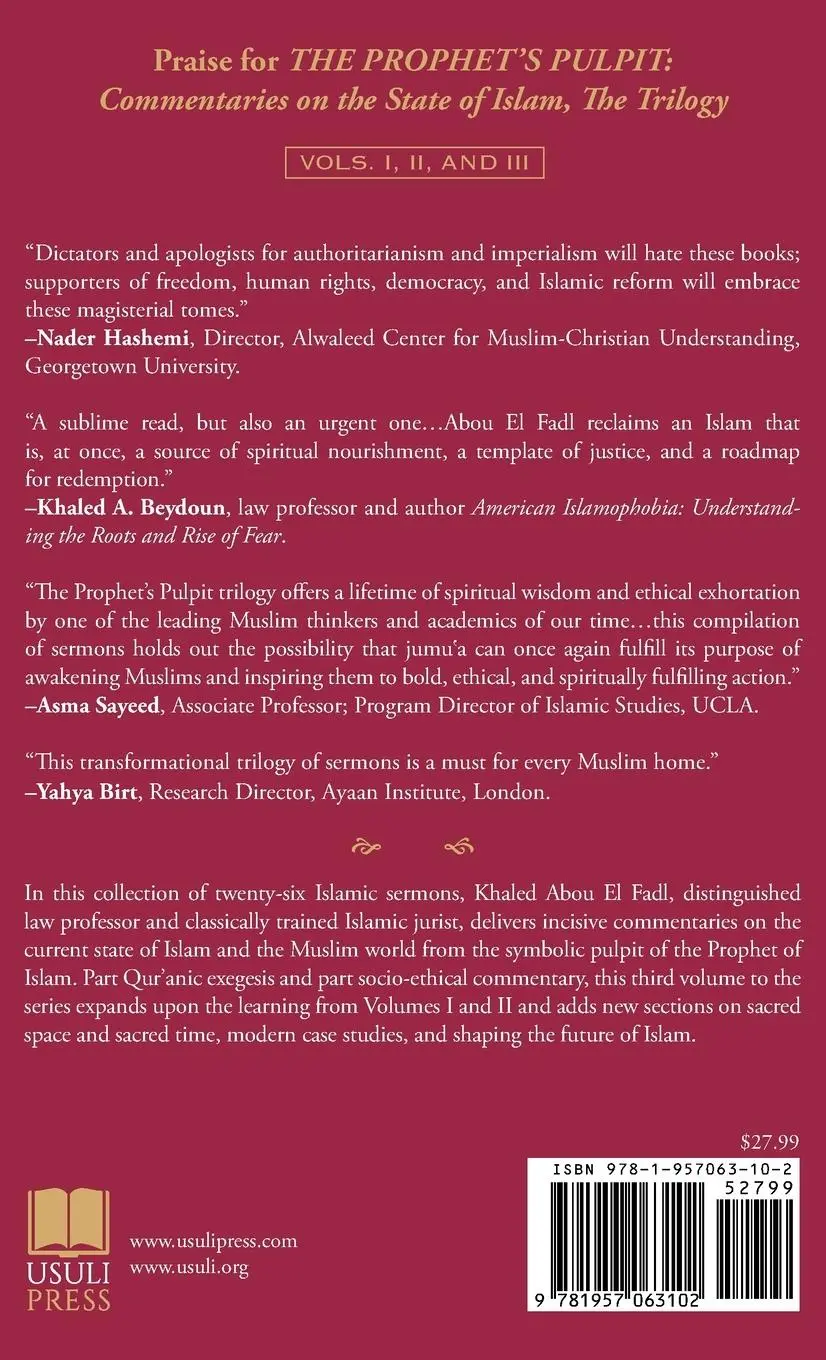 Rückseite: 9781957063102 | The Prophet's Pulpit | Commentaries on the State of Islam Volume III
