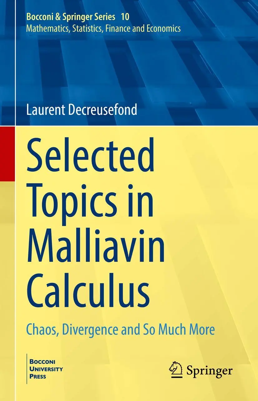 Cover: 9783031013102 | Selected Topics in Malliavin Calculus | Laurent Decreusefond | Buch
