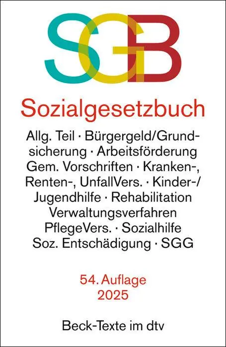Cover: 9783423533102 | Sozialgesetzbuch mit Sozialgerichtsgesetz. SGB | Taschenbuch | 2642 S.