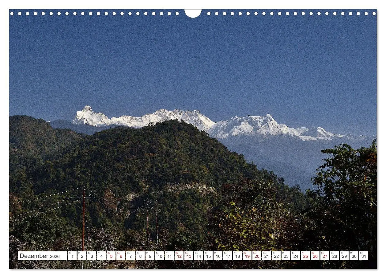 Bild: 9783457503102 | Trekking zum Kangchendzönga (Wandkalender 2026 DIN A3 quer),...
