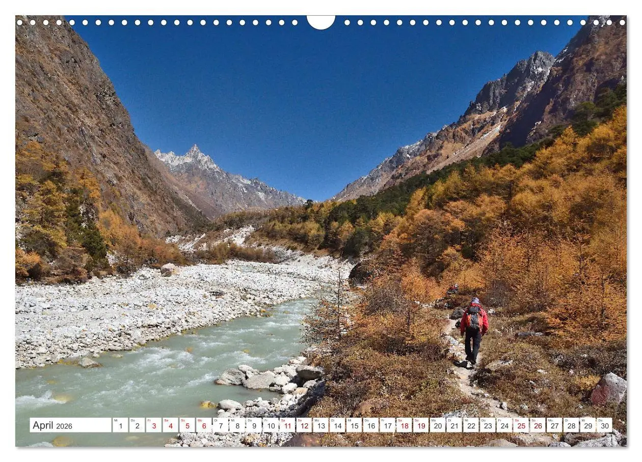 Bild: 9783457503102 | Trekking zum Kangchendzönga (Wandkalender 2026 DIN A3 quer),...
