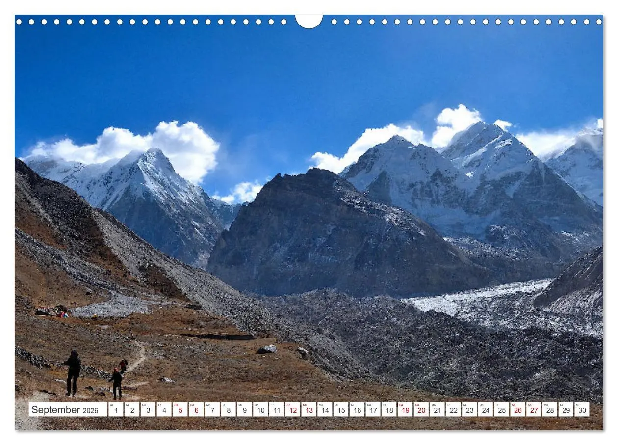 Bild: 9783457503102 | Trekking zum Kangchendzönga (Wandkalender 2026 DIN A3 quer),...