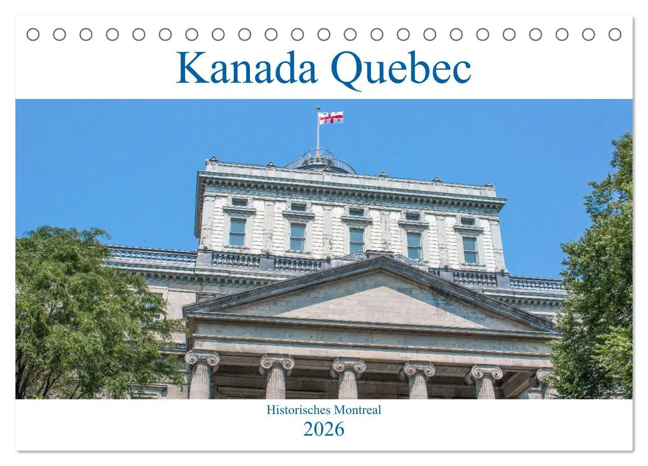 Cover: 9783457673102 | Kanada Quebec - Historisches Montreal (Tischkalender 2026 DIN A5...
