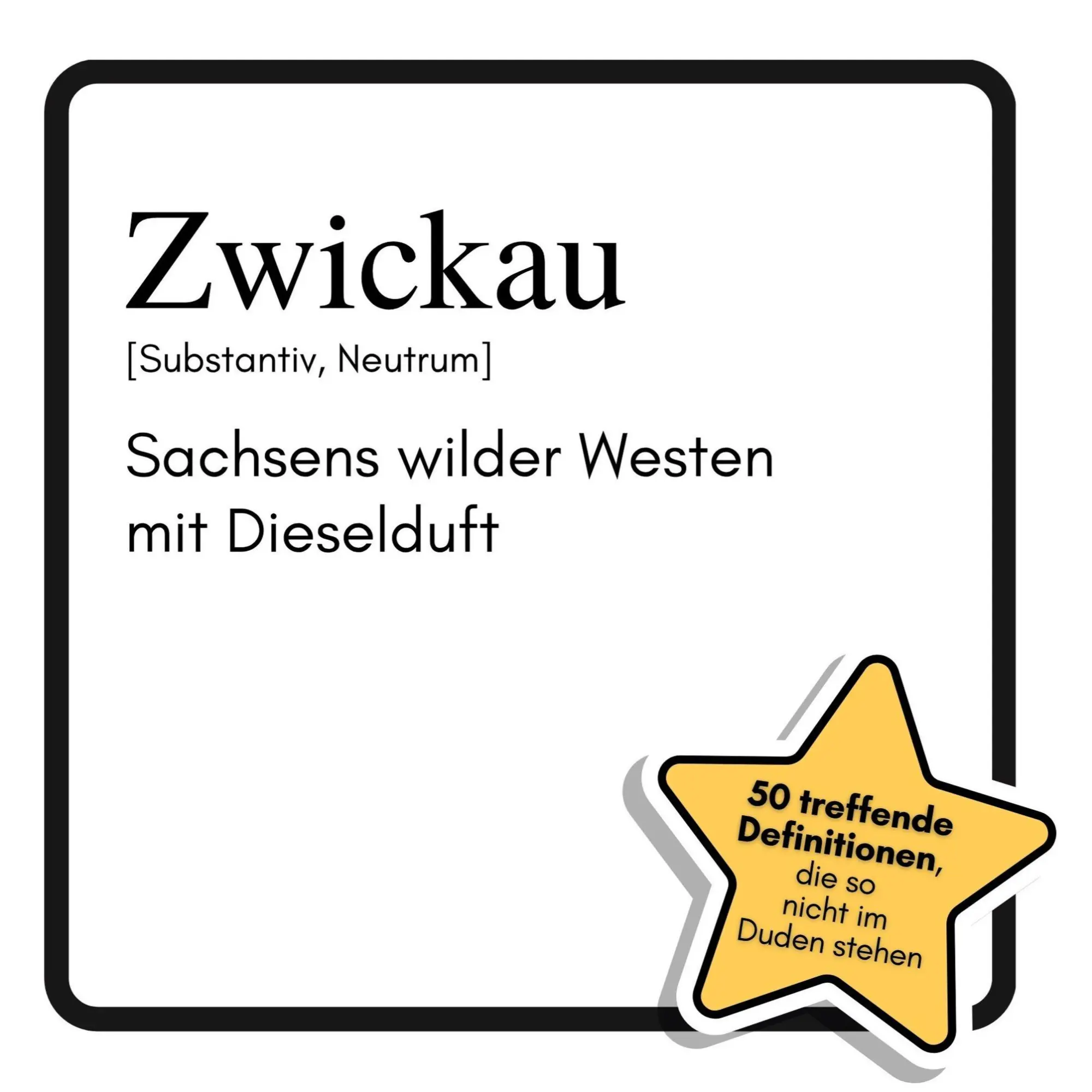 Cover: 9783695343102 | Zwickau | Sachsens wilder Westen mit Dieselduft | Jakob Hoffmann