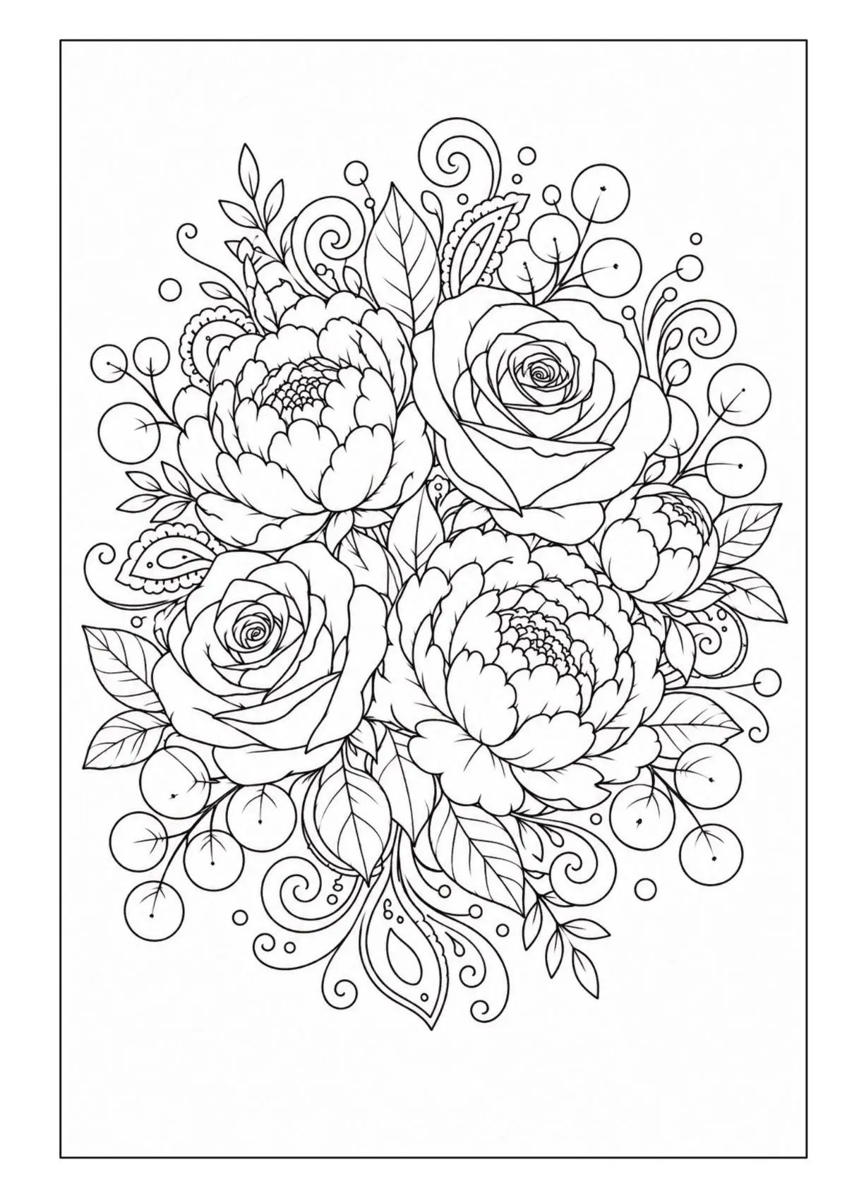 Bild: 9783986573102 | Mandala Blumen Malbuch für Erwachsene mit 100 floralen Ausmalmotiven