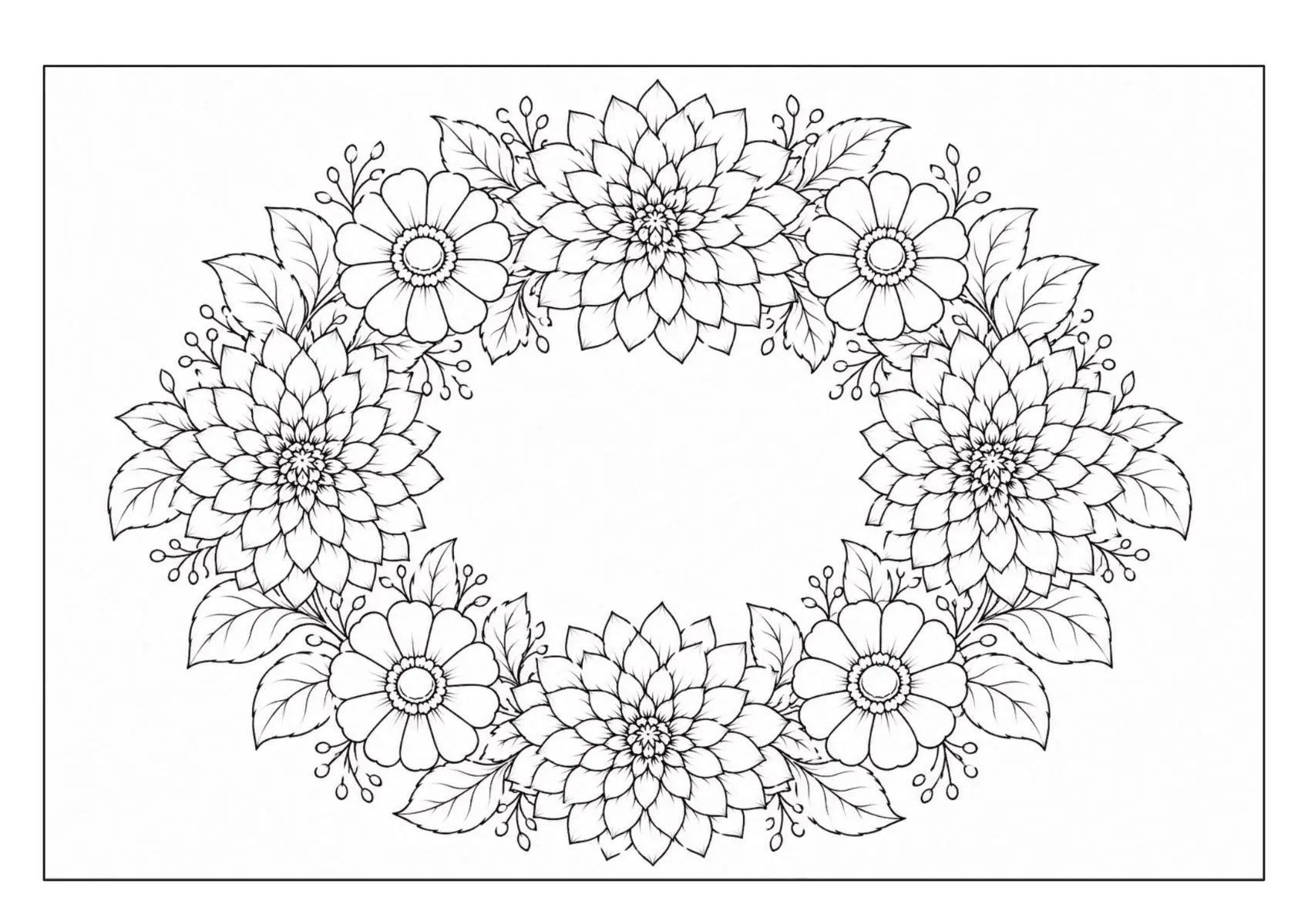 Bild: 9783986573102 | Mandala Blumen Malbuch für Erwachsene mit 100 floralen Ausmalmotiven