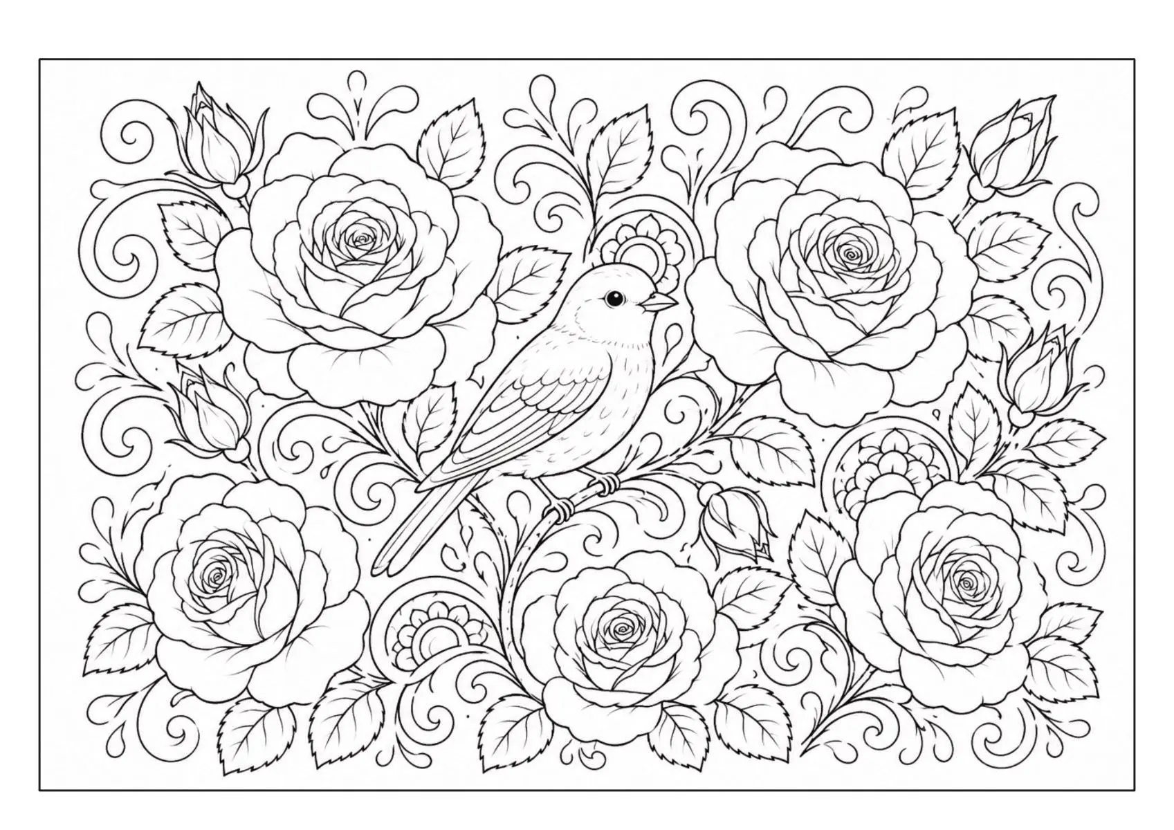 Bild: 9783986573102 | Mandala Blumen Malbuch für Erwachsene mit 100 floralen Ausmalmotiven