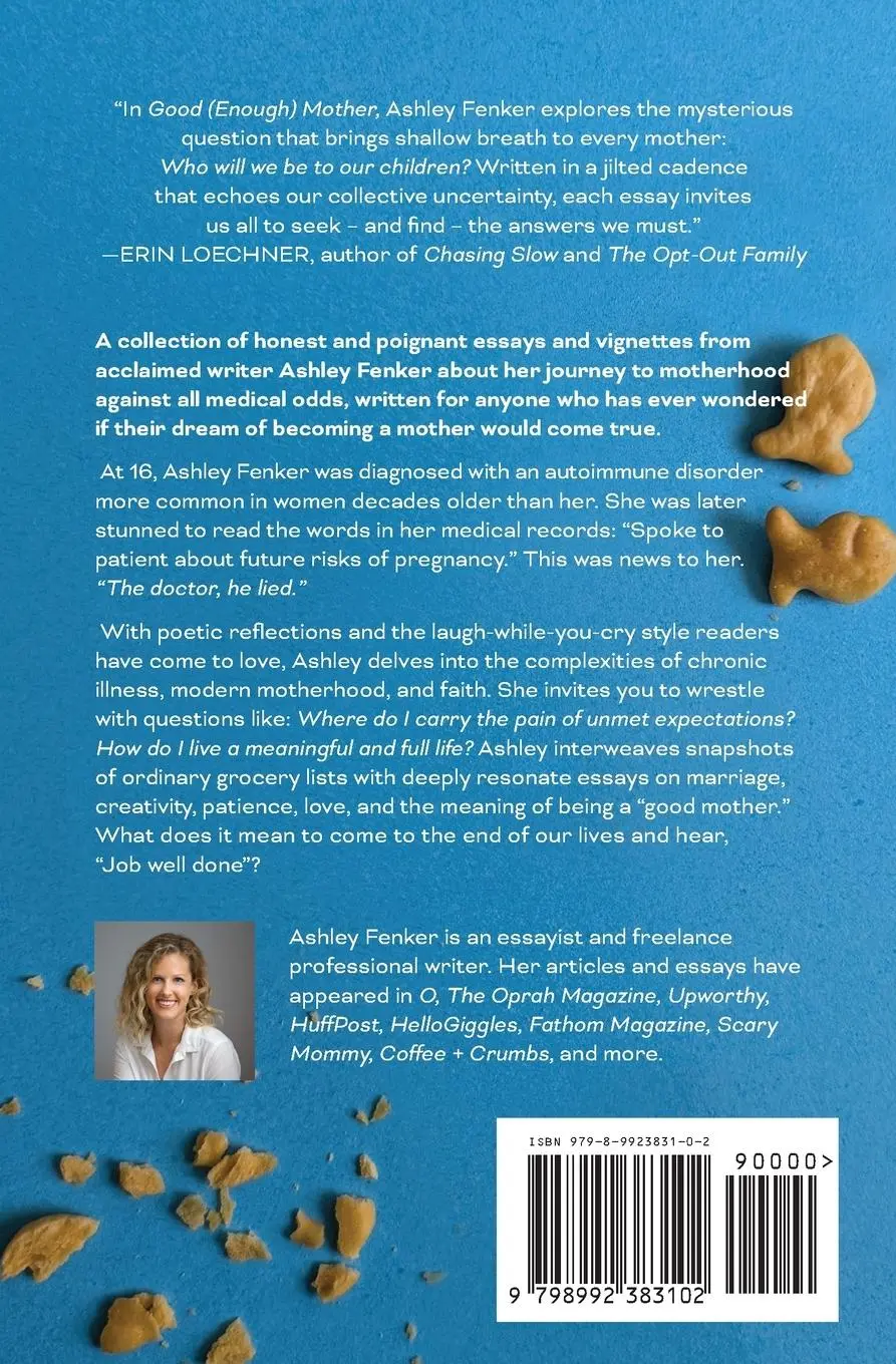 Rückseite: 9798992383102 | Good (Enough) Mother | Stories and Essays | Ashley Fenker | Buch