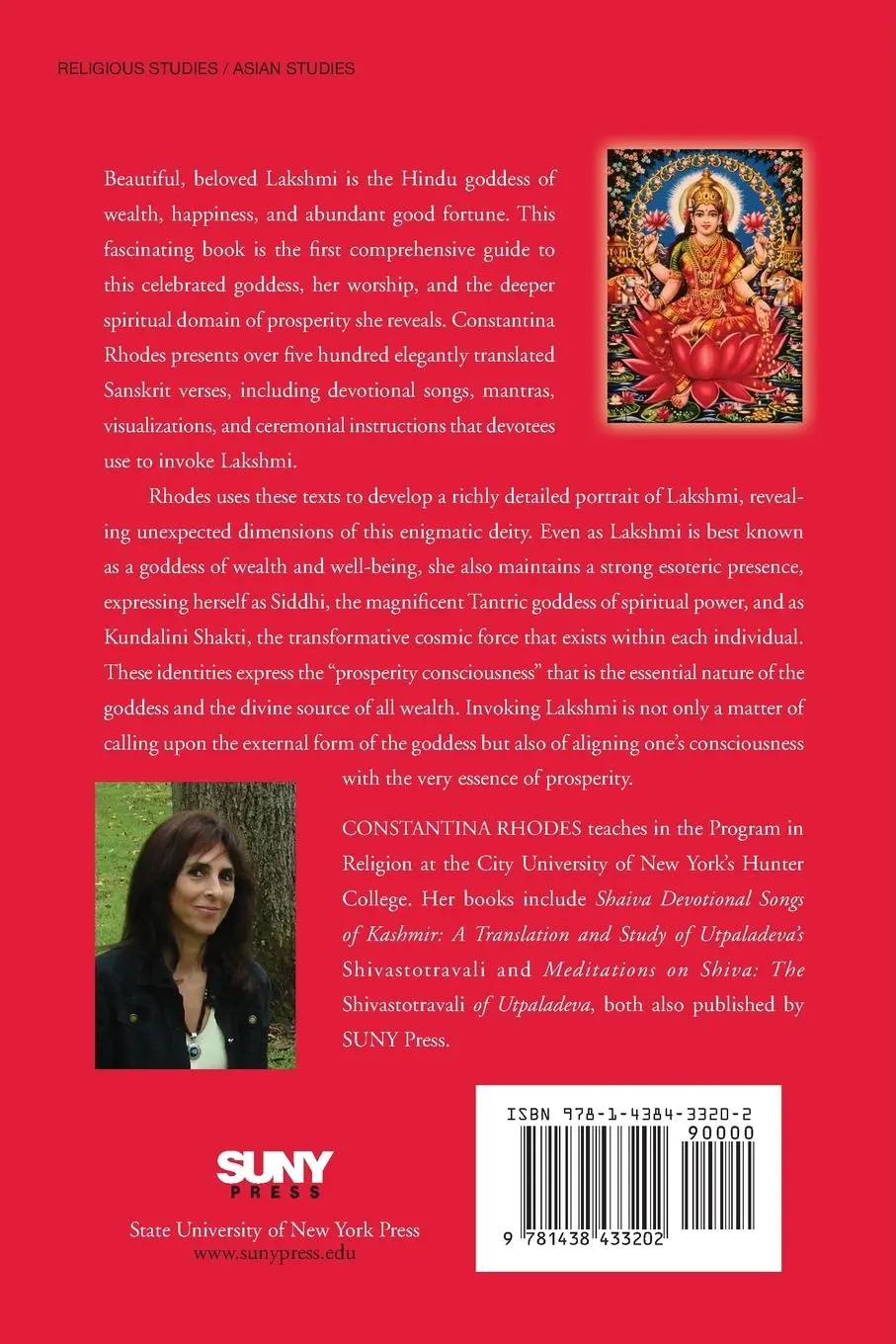 Rückseite: 9781438433202 | Invoking Lakshmi | The Goddess of Wealth in Song and Ceremony | Rhodes