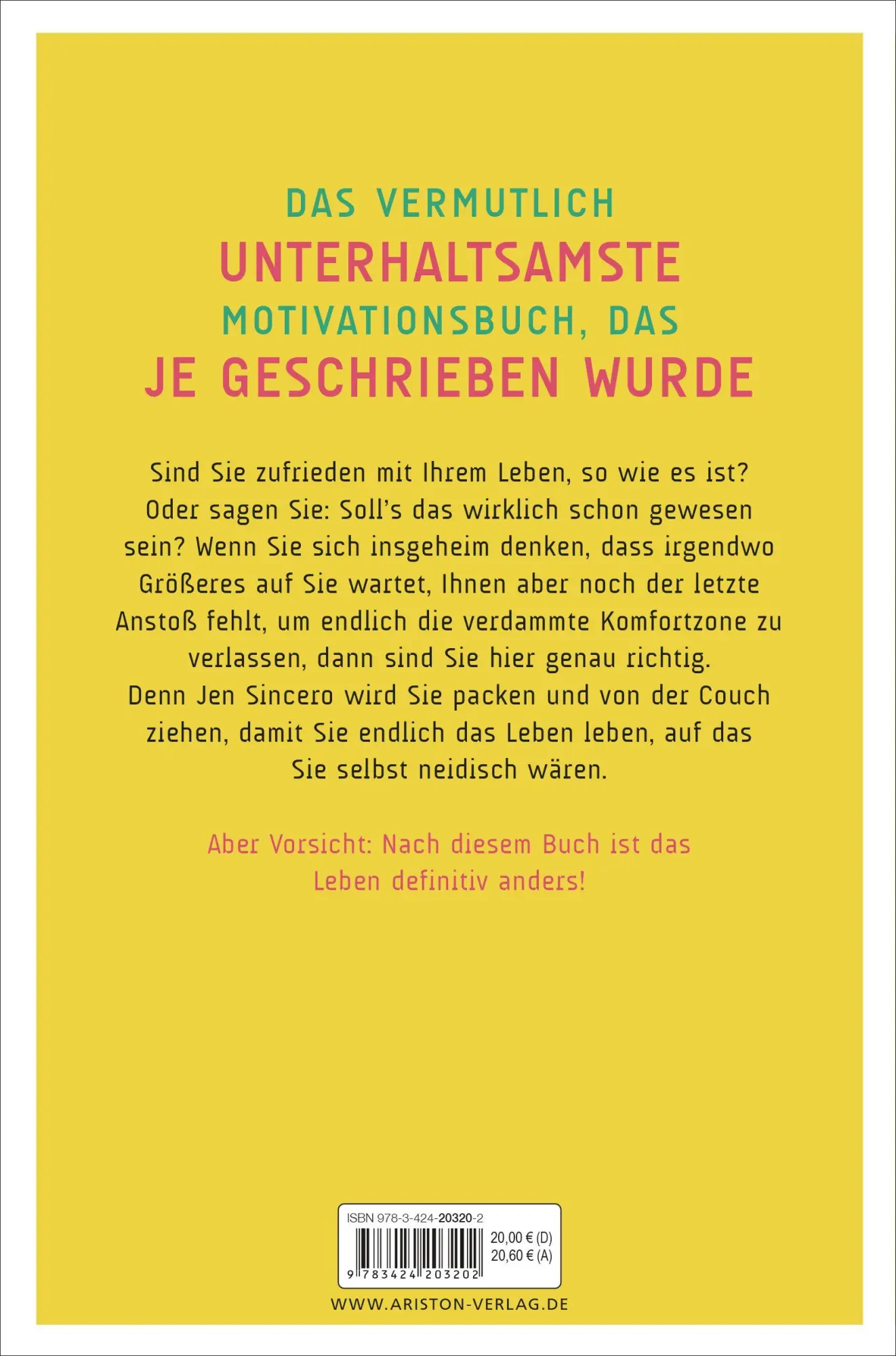 Bild: 9783424203202 | Du bist der Hammer! | Jen Sincero | Taschenbuch | 320 S. | Deutsch