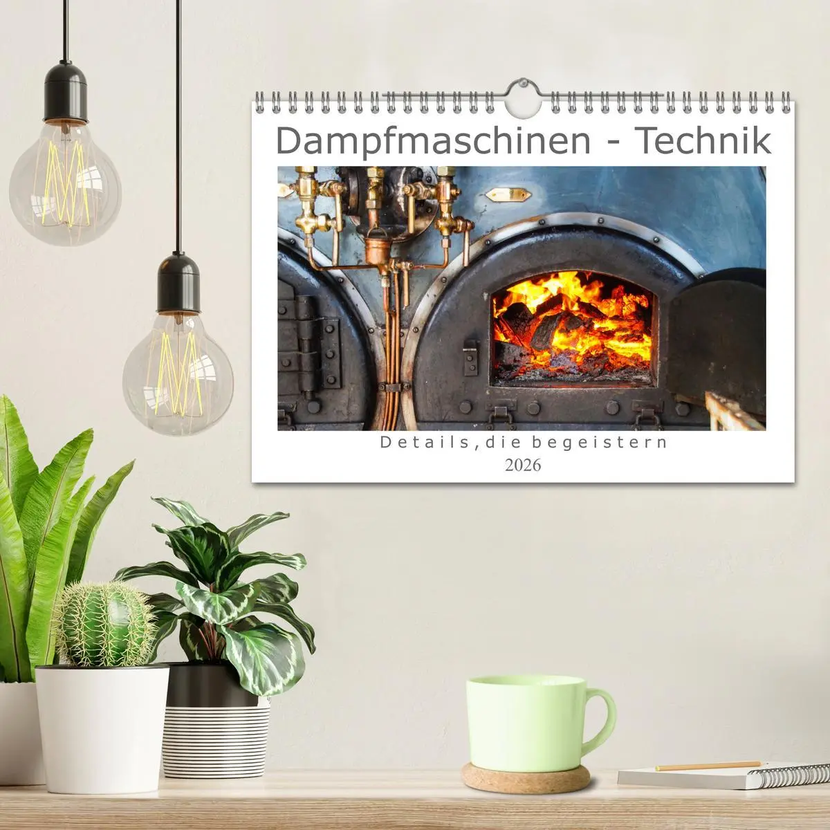 Bild: 9783457663202 | Dampfmaschinen - Technik (Wandkalender 2026 DIN A4 quer), CALVENDO...