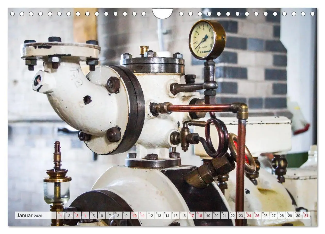 Bild: 9783457663202 | Dampfmaschinen - Technik (Wandkalender 2026 DIN A4 quer), CALVENDO...