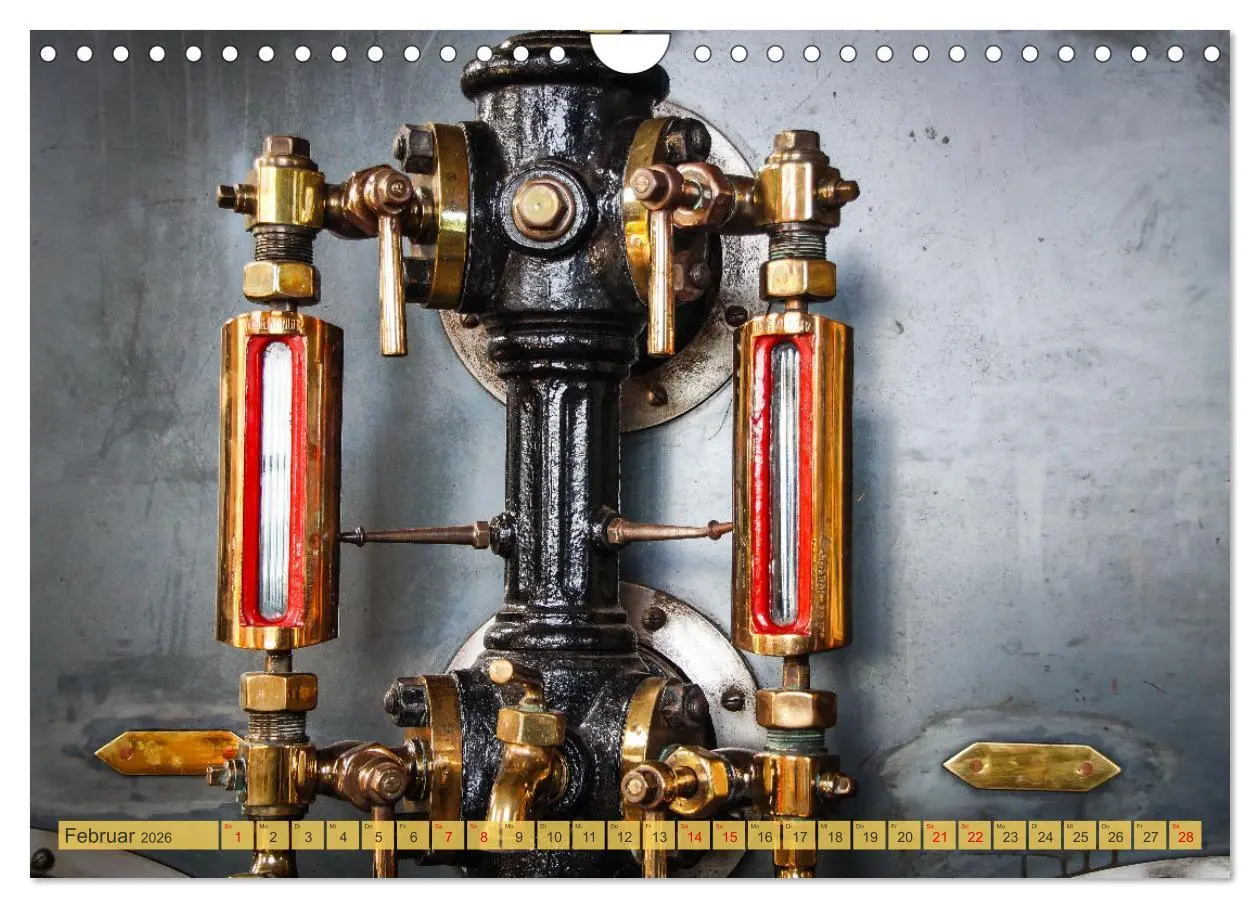 Bild: 9783457663202 | Dampfmaschinen - Technik (Wandkalender 2026 DIN A4 quer), CALVENDO...